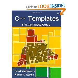   Templates The Complete Guide [Hardcover] David Vandevoorde Books