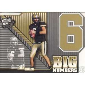  2006 Press Pass Big Numbers #28 Jay Cutler (Vanderbilt 