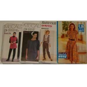    McCalls/Butterick Assorted Sewing Patterns 