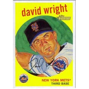  2008 Topps Heritage  EXCLUSIVE DAVID WRIGHT #HDP6 