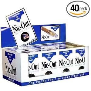 Nic Out Cigarette Filters For Smokers 40 Packs Wholesale 