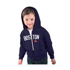  Boston Red Sox Toddler Navy Primary Logo Full Zip Hooded 