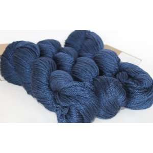   Scrumptious Silk/Merino Wool Aran Midnight Yarn Arts, Crafts & Sewing