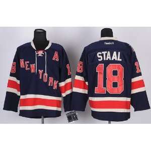 Marc Staal Jersey New York Rangers #18 Third Blue Jersey Hockey Jersey 
