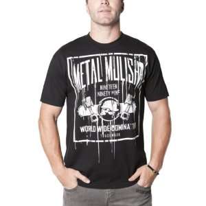 Metal Mulisha Piston Mens Short Sleeve Fashion T Shirt/Tee w/ Free B 