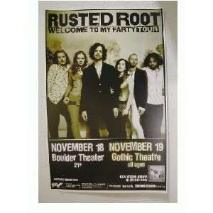  Rusted Root Handbill Poster Welcome to my party 