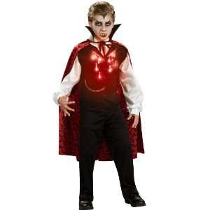 Lets Party By Rubies Costumes Lite Up Vampire Child Costume / Black 
