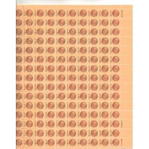 Indian Head Penny Full Sheet of 100 X 13 Cent Us Postage Stamps Scot 