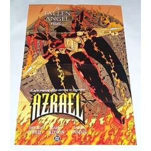  1994 DC Comics Azrael Fallen Angel 34 by 22 1990s Comic 