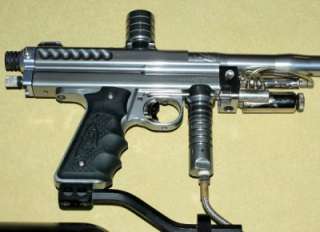   Autococker Warp Sportz Paintball Marker Gun Polished Alumi  