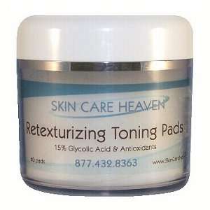  Skin Care Heaven Retexturizing Toning Pads with 15 Percent 