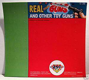 Real Mini Guns Gumball Vending Machine Card Old Stock  