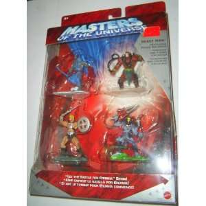  Masters of the Universe 4 pack with He man, skeletor 