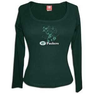   Packers 5th & Ocean Womens Scoop Neck Raglan Top