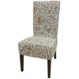 Counted Collection Parsons Chair Slipcover   parson slip cvr, Count On 