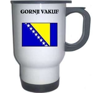  Bosnia   GORNJI VAKUF White Stainless Steel Mug 