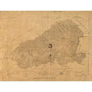  1926 Map of Kahoolawe, Hawaii