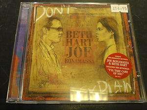 Beth Hart and Joe Bonamassa Dont Explain (CD 2011) NEW MINT 