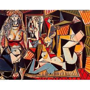   oil paintings   Pablo Picasso   24 x 18 inches   Las mujeres de Argel