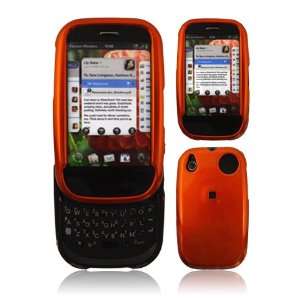 DARK ORANGE GLOSSY ACCESSORY CASE COVER + LCS SCREEN PROTECTOR 4 PALM 