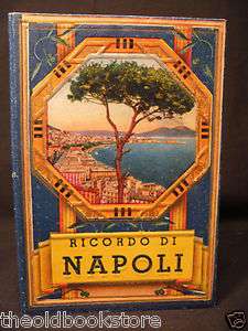 Ricordo Di Napoli 32 Vedute Beautiful Picture Souvenir Book  