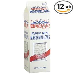 Clown Gysin Marshmallow Magic Miniature 5.5 Ounce Packages (Pack of 12 