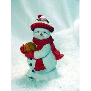  Arkansas Razorbacks Porcelain Snowman Basketball Henry 