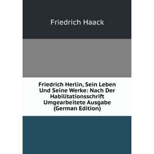   Umgearbeitete Ausgabe (German Edition) Friedrich Haack Books