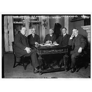   Waller, John R. Downing, J.C. Utterback, Capt. C.C. Calhoun 1910