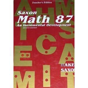   Development (Saxon Math 8/7) [Hardcover] Stephen Hake Books