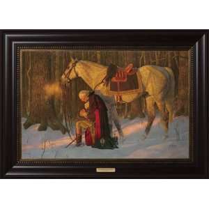 com The Prayer At Valley Forge Giclee Canvas  Arnold Friberg Gallery 