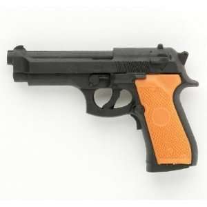  Pistol Gun Japanese Erasers. 2 Pack. Black Toys & Games