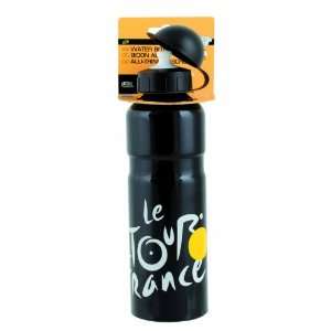  Tour de France Alloy Water Bottle (Black) Sports 