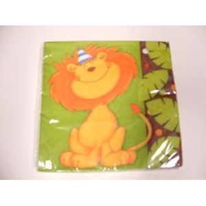 Jungle Party 13 Inch 16 Count Luncheon Napkins Health 