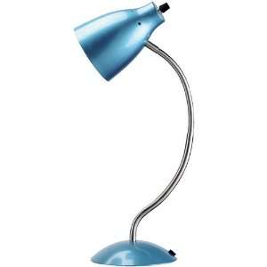   Modern Design Blue Finish Adjustable Gooseneck Desk Lamp Home