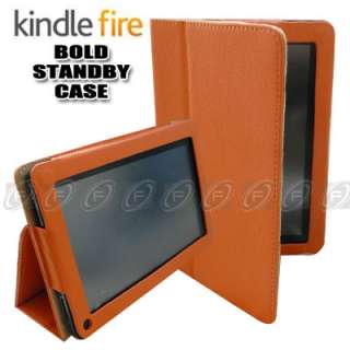 For Kindle Fire PU Leather Case Cover/Protector/Car Charger/USB Cable 