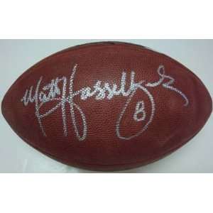  Matt Hasselbeck Autographed/Hand Signed Wilson NFL Leather 