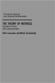   Of Matrices, (0124355609), Peter Lancaster, Textbooks   