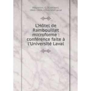   © Laval G. (Gustave), 1860 1904,UniversitÃ© Laval Bourassa Books