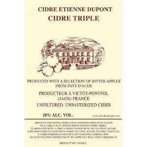  Domaine Dupont Cidre Tripel 5 Liter Grocery & Gourmet 