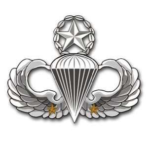  US Army Master 2 Combat Jump Wings Decal Sticker 3.8 