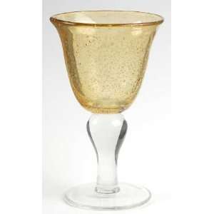  Artland Crystal Iris Citrine Wine Glass, Crystal Tableware 