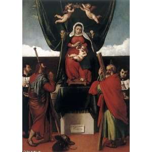 FRAMED oil paintings   Lorenzo Lotto   24 x 34 inches   Virgin and 
