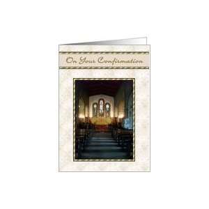 Confirmation   Church Interior Card