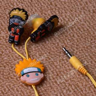 Uzumaki Naruto Headphones Earphone Earbuds Headset 3.5mm In Ear  