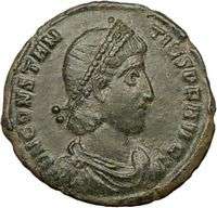   II 351AD Ancient Authentic Roman Coin BATTLE Horse man  