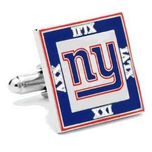  2012 New York Giants Super Bowl Cufflinks Jewelry