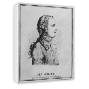 Thomas Gray, drawn by William Henshaw (pen &   Canvas   Medium 