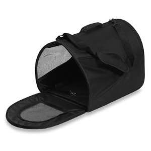   Collapsible Pet Carrier Black for Small Pets Cats or Dogs up to 18lbs