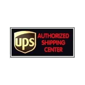  UPS Authorized Shipping Center Backlit Sign 15 x 30